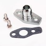 TRITDT Turbo Oil Return Flange Kit 8AN M6 38mm for K03 K04 HITACHI HT12