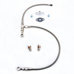 Fits SUBARU 02~06 WRX / 04~14 STI w/ T3 T04B T04E AVCS/Turbo Oil Feed Line Kit