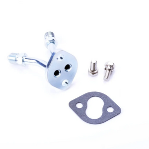 TRITDT Turbo Water Feed & Return Flange Kit 4AN Fits TOYOTA CT9 CT12 CT20 CT26
