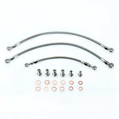 TRITDT Fits Silvia S14 S15 SR20DET w/ Garrett Ball Bearing Oil & Water Line Kit