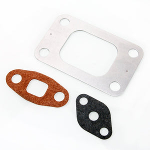 TRITDT Turbocharger Turbo Gasket Set For Garrett T3 Turbine Inlet & Oil side