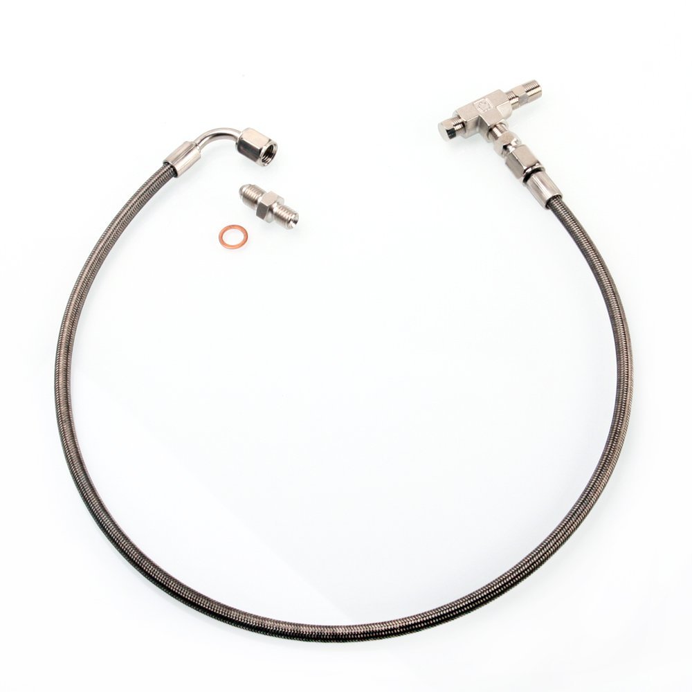 TRITDT Fits TD04 TD05 TD06 IHI VF30 VF35 Oil Feed Line Kit M10x1.5mm 70cm