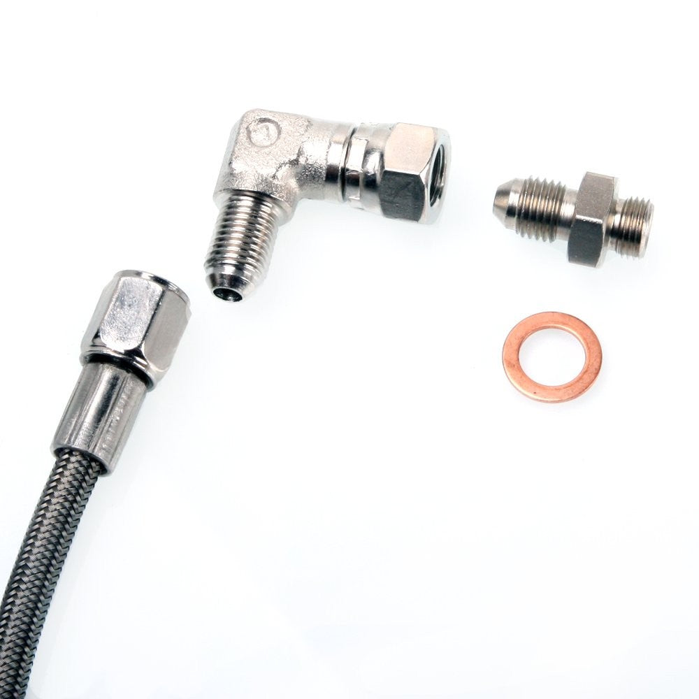 TRITDT Oil Feed Line Kit for RB20DET RB25DET w/ Garrett GT3076R GT3582R T04Z