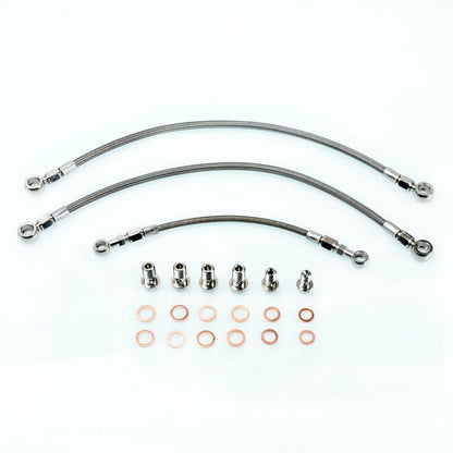 TRITDT Oil & Water Line Kit for Silvia S14 S15 SR20DET w/ Garrett Ball Bearing