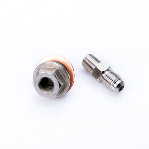 Fits TOYOTA 3SGTE ST165 Celica Gen 1 & 2 Oil Feed Adapter Kit M18x1.5mm to 4AN