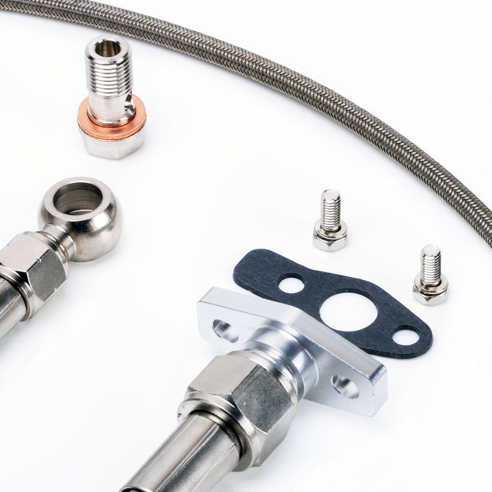 TRITDT Fits TOYOTA 1JZ-GTE 2JZ-GTE w/ TRITDT TD05 TD06 Oil and Water Line Kit