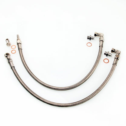 TRITDT Fits NISSAN Skyline RB20DET Stock Turbo Water Line Kit 6AN M16x1.5mm