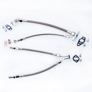 TRITDT Fits 7MGTE w/ TOYOTA CT26 Turbocharger Turbo Oil & Water Line Kit