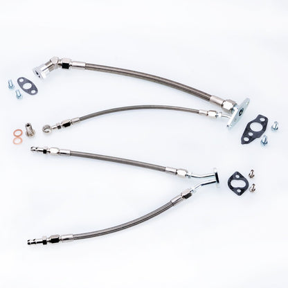 TRITDT Fits 7MGTE w/ TOYOTA CT26 Turbocharger Turbo Oil & Water Line Kit