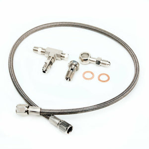 TRITDT M12x1.5mm Turbo Oil Feed Line Kit 70cm Female 4AN to 4AN