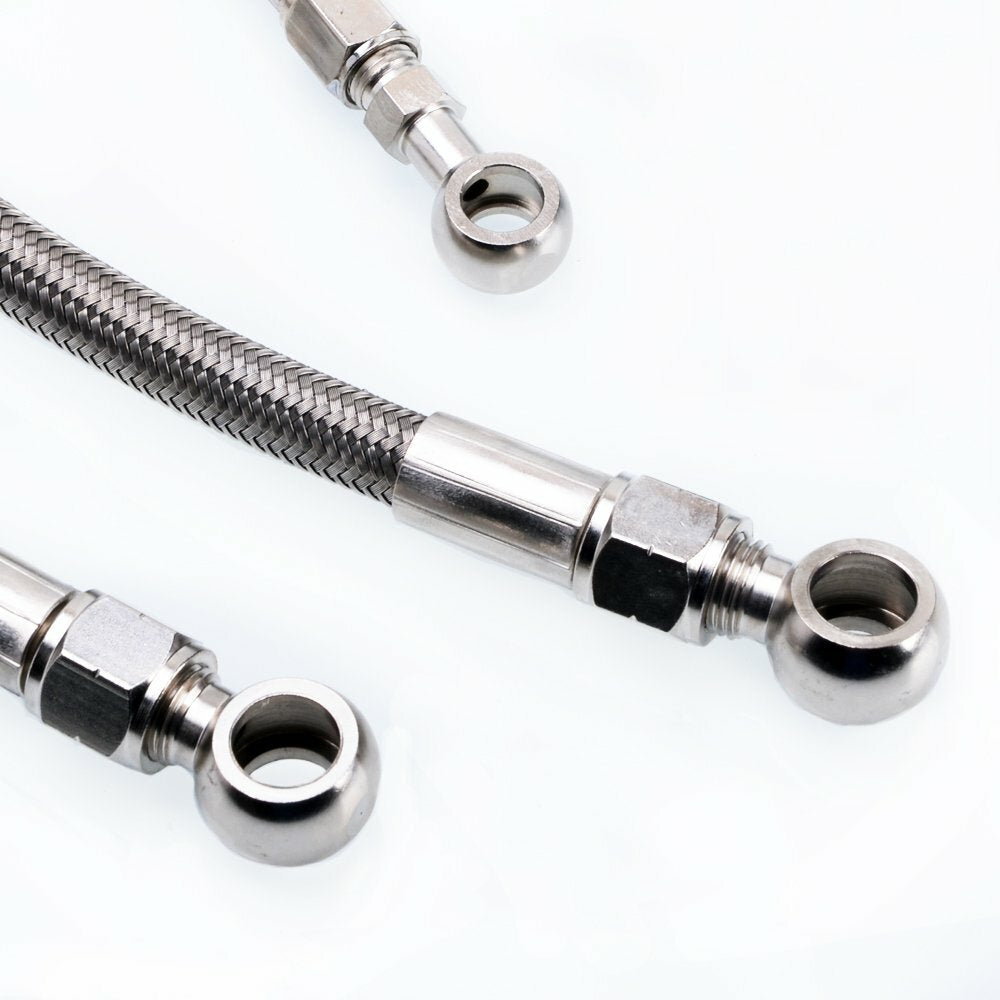 TRITDT Oil & Water Line Kit for SR20DET S14 S15 Garrett GT28R GT30R Ball Bearing