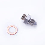 Fits GT25R GT28R GT30R GT35R T04Z Oil Feed Adapter Kit 7/16"-24 1mm Restrictor