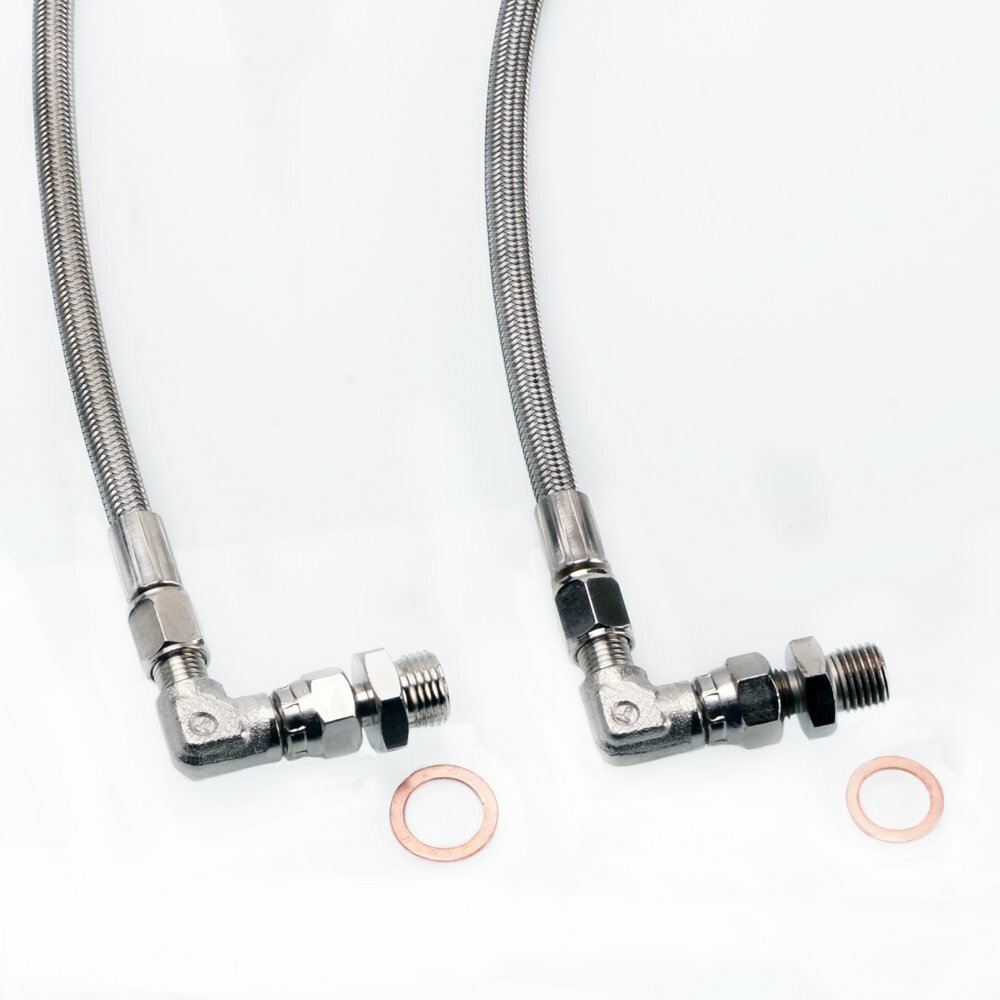 Fits High Mount GT-R RB26DETT w/ Single Garrett GT3582R Oil & Water Line Kit