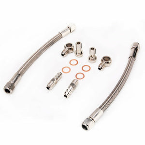 TRITDT Universal DIY T Water Line Kit M14 x 1.5mm For Garrett T25 T28 turbo