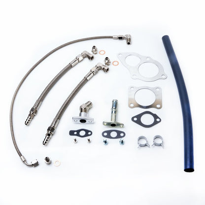 TRITDT Fits DSM 2G 4G63T Eclipse w/ Garrett T25 Turbo Install Kit 6AN