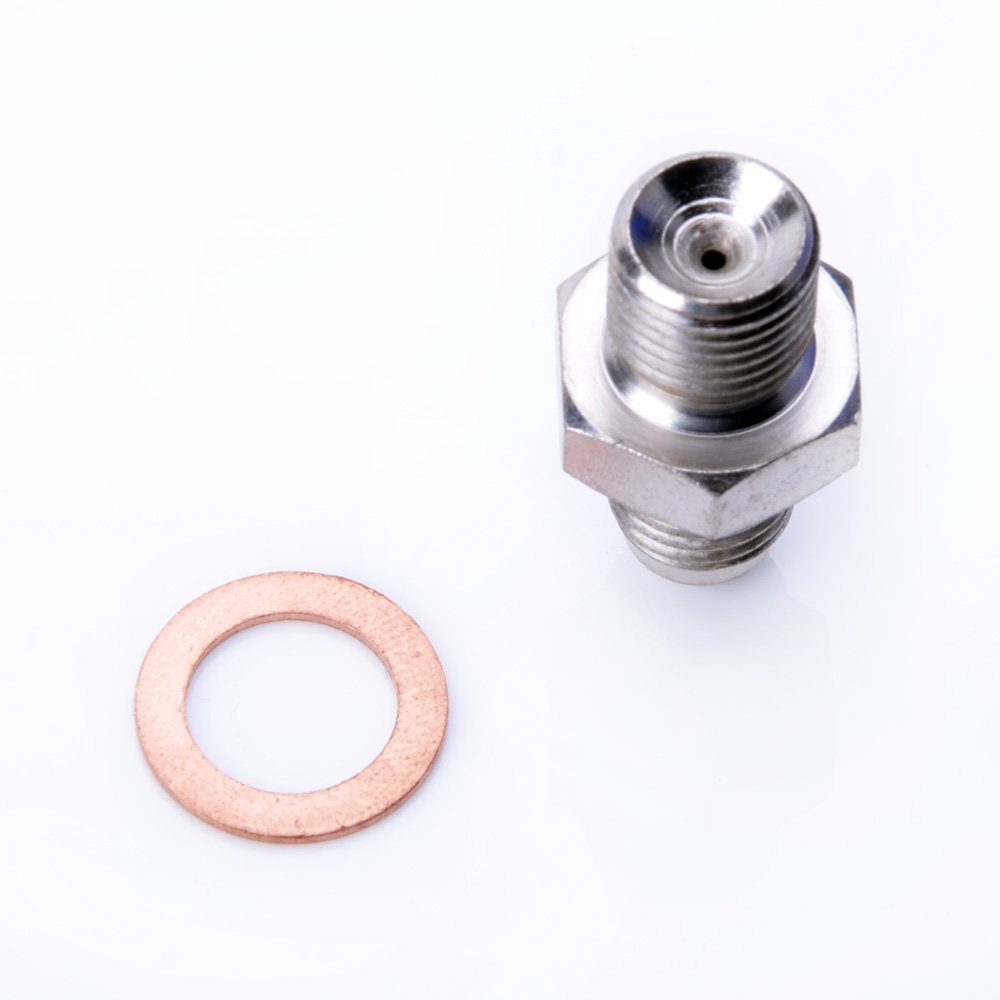 Fits 4G63T/4B11T EVO 1~10 TD05H Oil Feed Adapter Kit M12x1.25mm 1.5mm Restrictor