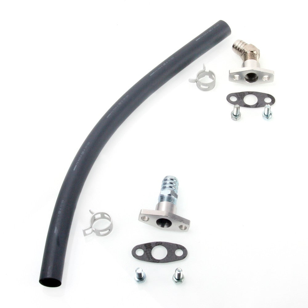 TRITDT DIY Turbo Oil Drain Pipe Kit for Garrett T2 T25 T28 Spacing 44 mm