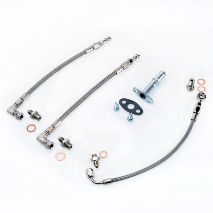 TRITDT Fits SUBARU Garrett GT30R GT35R GT28R Ball Bearing Oil and Water Line Kit
