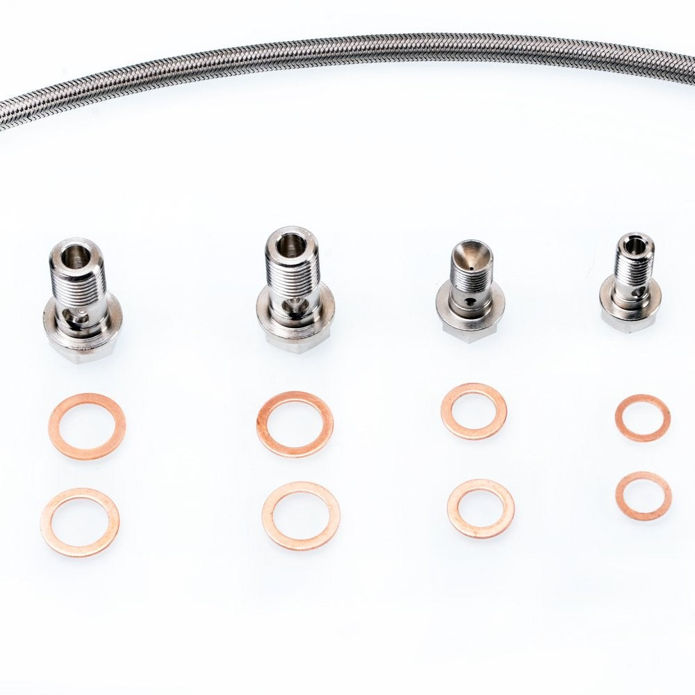 Fits Mitsubishi 4G63T EVO 4~9 w/ Garrett GT3076R GT3071 Oil and Water Line Kit