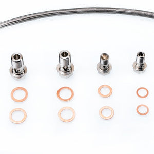 Fits Mitsubishi 4G63T EVO 4~9 w/ Garrett GT3076R GT3071 Oil and Water Line Kit