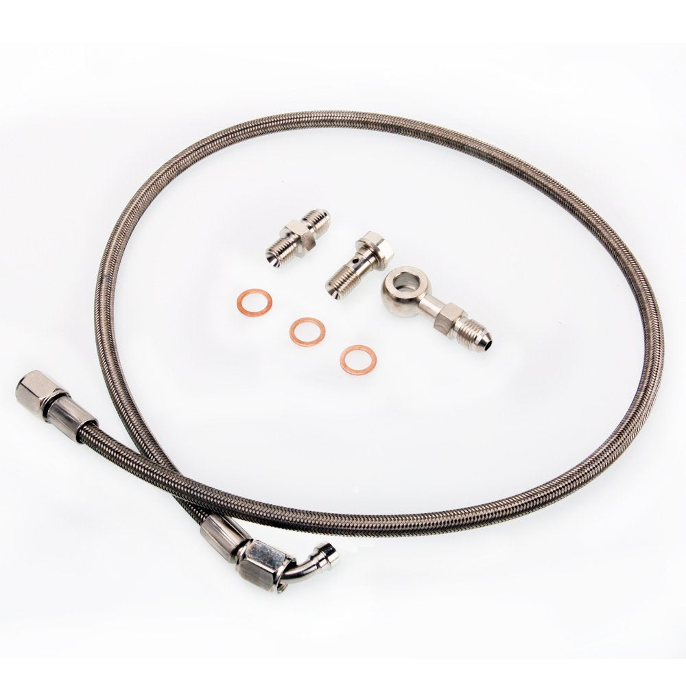 TRITDT Fits HYUNDAI Genesis 2.0 Coupe w/ Stock TD04L Turbo Oil Feed Line Kit