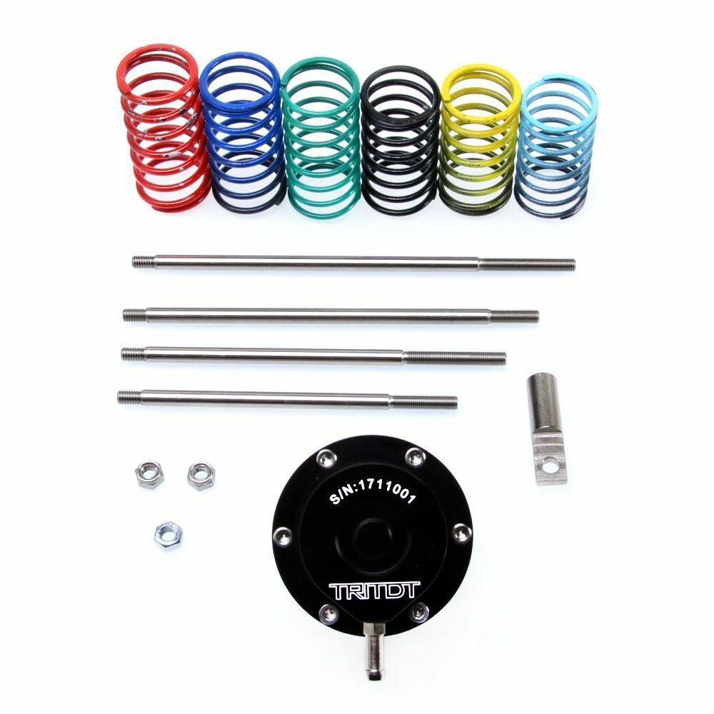 Turbo Adjustable Wastegate Actuator Universal w/ 6 x spring & 4 x Rod