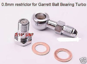TRITDT Fits 4G63T EVO DSM Garrett GT28R GT30R Turbo Oil Feed Line Kit