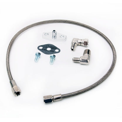 TRITDT Fits DSM VR-4 EVO w/ Garrett T3 T4 T04B T04E T04S Turbo Oil Feed Line Kit