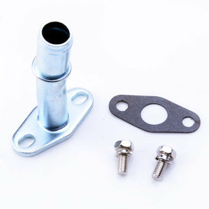 TRITDT Turbo Oil Return Pipe Kit 5/8" Hose Barb for BorgWarner KKK K03 K04 AUDI