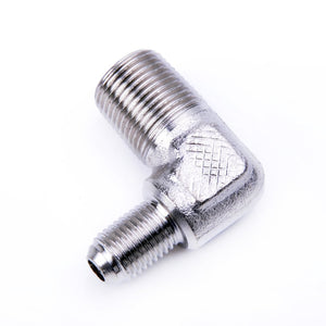 TRITDT Fits EVO1~3 DSM 1G 2G Turbo Adapter 90Deg 3/8PT to 4AN