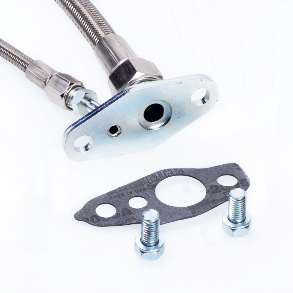 TRITDT Fits 7MGTE w/ TOYOTA CT26 Turbocharger Turbo Oil & Water Line Kit