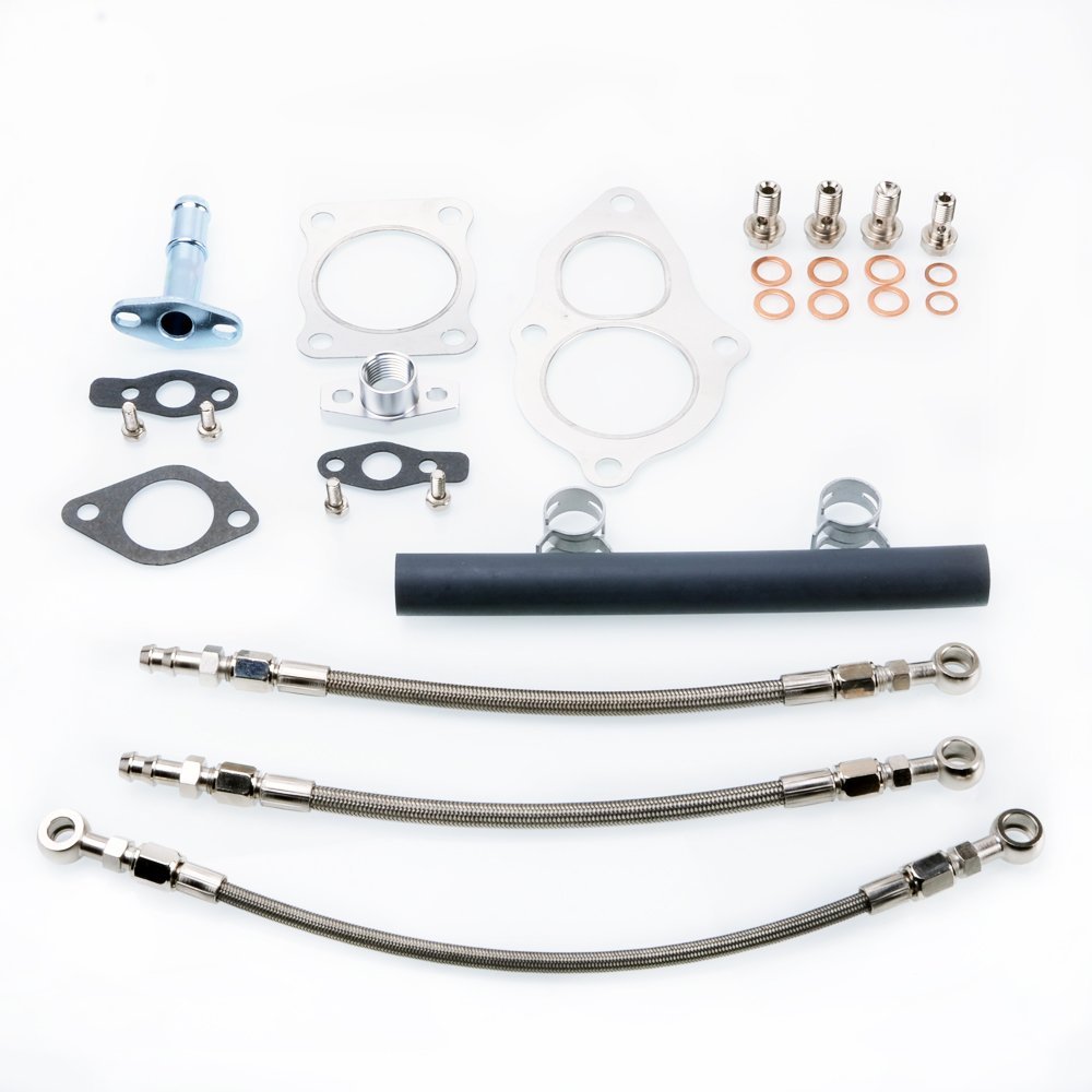 TRITDT Fits Mitsubishi 4G63T RVR w/ stock TD04HL 13T 15T Turbo Install Kit
