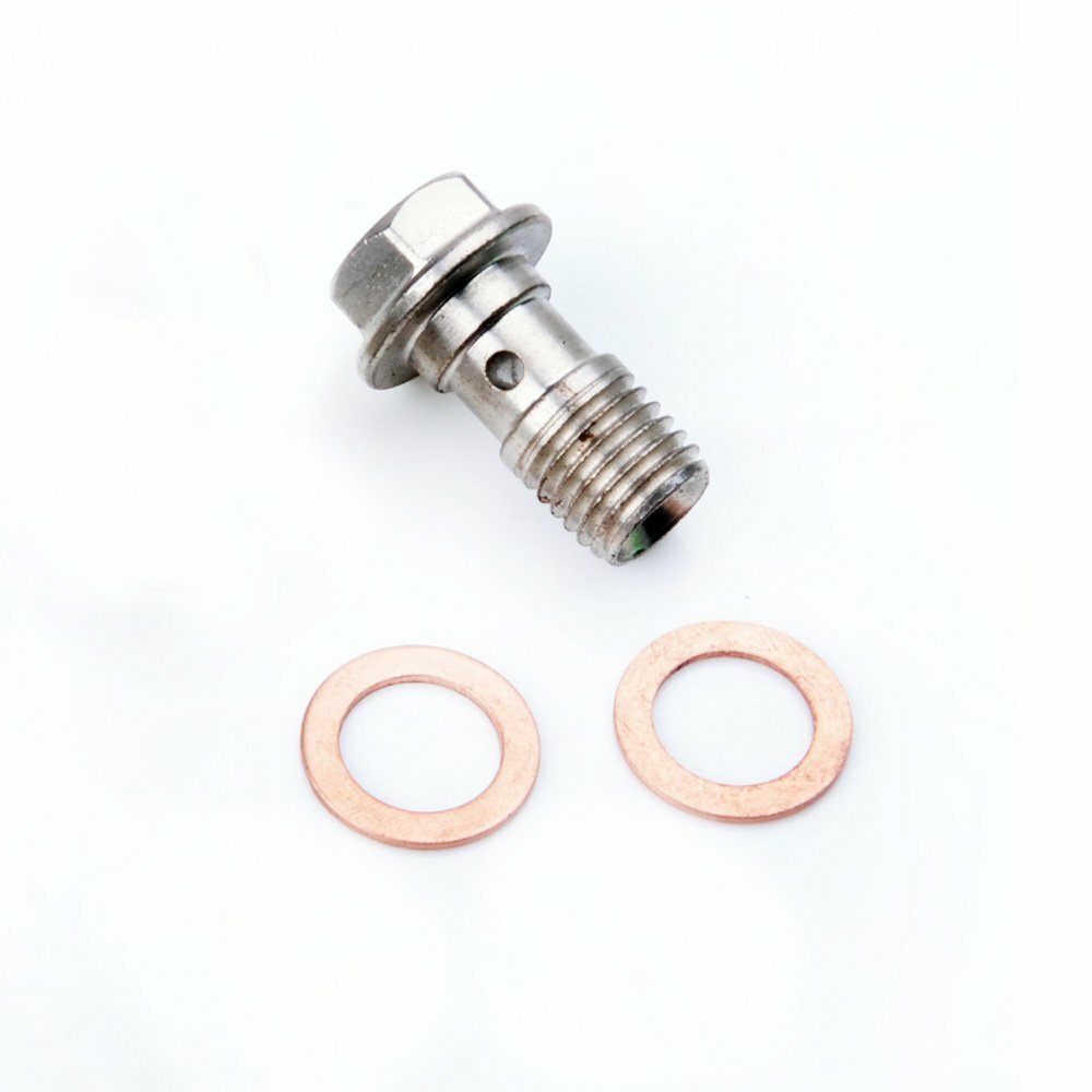TRITDT Fits MAZDA 3 5 6 CX7 CX9 K0422 Turbo Oil Banjo Bolt Kit 1.5mm Restrictor