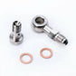 TRITDT Turbo Oil Feed Banjo Bolt Kit M10x1.25mm to 4AN for TD04 TD05 TD06
