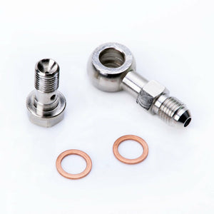 TRITDT Turbo Oil Feed Banjo Bolt Kit M10x1.25mm to 4AN for TD04 TD05 TD06