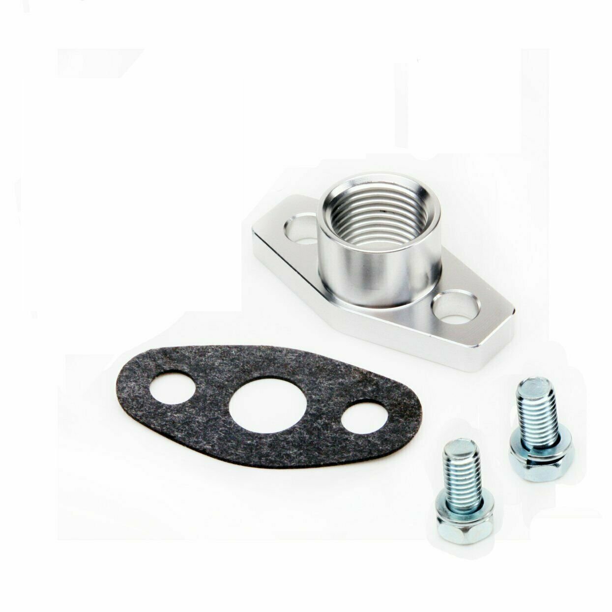 Billet Turbo Oil Return Flange Female 1/2PT for Garrett GT3071R GT3582R BB
