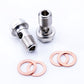 TRITDT Fits Garrett T25 T28 GT25R GT28R GT30 Turbo Water Banjo Bolt Kit M14x1.5