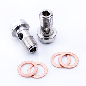 TRITDT Fits Garrett T25 T28 GT25R GT28R GT30 Turbo Water Banjo Bolt Kit M14x1.5
