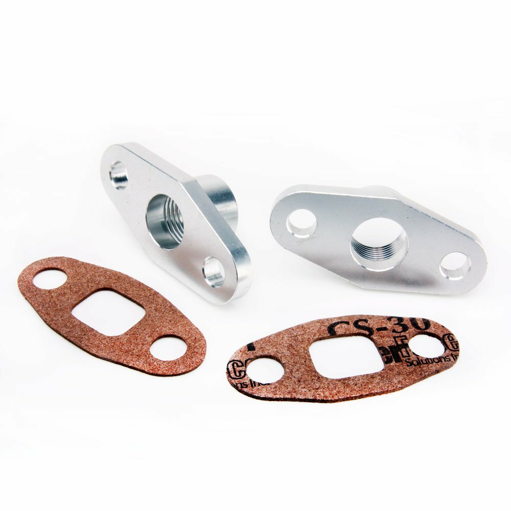 TRITDT Turbo Oil Drain Line Kit 8AN 35cm for Garrett T3 T4 T04B
