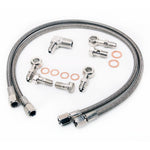 Fits 300ZX RB26DET GT-R w/ Garrett GT30R GT3582R BB Oil Feed Line Kit M12x1.5mm