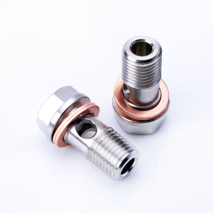 TRITDT Fits Garrett T25 T28 GT25R GT28R GT30 Turbo Water Banjo Bolt Kit M14x1.5