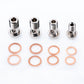 TRITDT Fits RB30 VL w/ Factory T3 Turbo Oil and Water Line Kit 16mm Water bolt