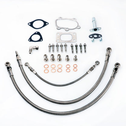 Fits S13 SR20DET Silvia Garrett GT2835R GT2871R GT2860R Oil and Water Line Kit