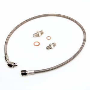 Fits MAZDA 323 GTX w/ Mitsubishi TD04 Turbo Oil Feed Line Kit M12x1.25 Thread