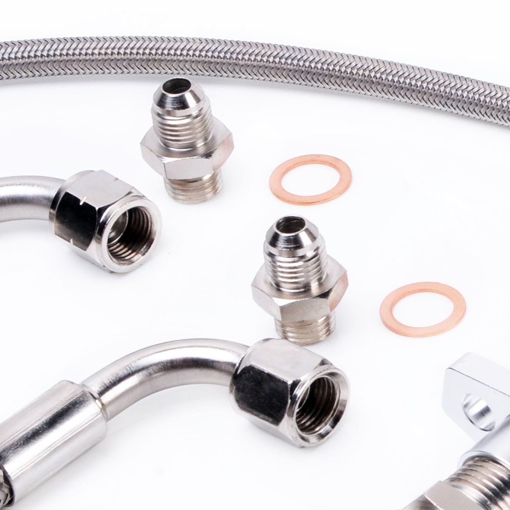 Fits Dodge Neon SRT-4 PT w/ Garrett GT3076R GT3037 GT3582R Oil & Water Line Kit