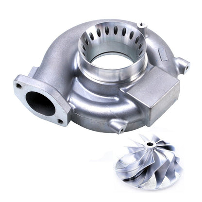 TRITDT Fits Mitsubishi EVO9 25G Turbo Anti Surge Compressor Housing w/ GTX Wheel
