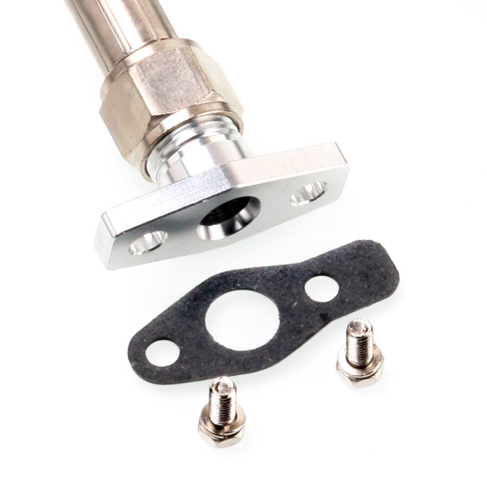 Fits RB20DET RB25DET w/ TRUST TD06-20G Oil Feed & Return Line Kit Top Mount