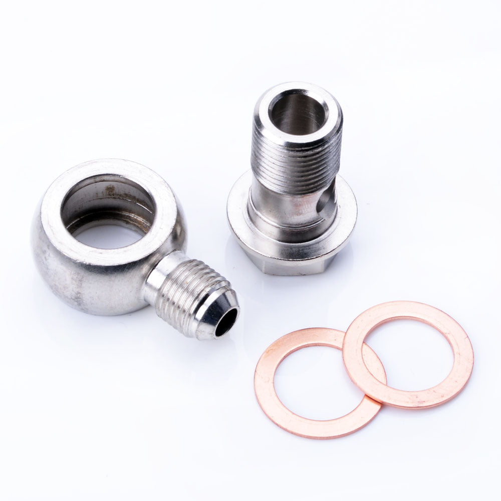 TRITDT Turbo Water Banjo Bolt Kit M18x1.5mm to 6AN for Garrett T04B T04E RB25