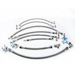 Turbo Oil Water Line Kit for TOYOTA 1JZ-GTE 2JZ-GTE w/Garrett T25 T28 Twin Turbo