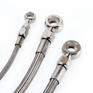 TRITDT Fits RB25/RB30DET w/ Garrett GT4202R GT4508R B.B. Oil and Water Line Kit